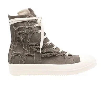 Pre-owned Rick Owens Drkshdw Wmns Scarpe Denim Low Sneaker 'dust Milk' | Grey | Women's Size 36 In Gray