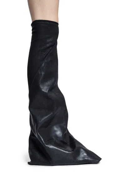 RICK OWENS DRKSHDW WOMAN BLACK BOOTS