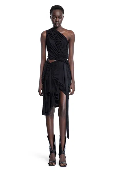 Rick Owens Drkshdw Woman Black Dresses