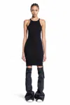 Rick Owens Drkshdw Racer Back Tank Dress In Black