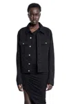 Rick Owens Drkshdw Woman Black Jackets In Black