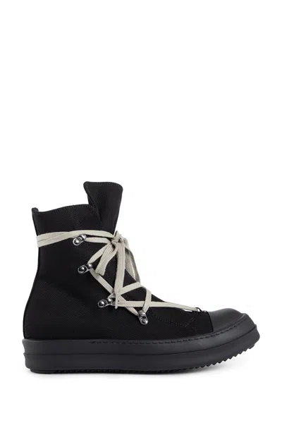 Rick Owens Drkshdw Woman Black Sneakers In Black Pearl Laces