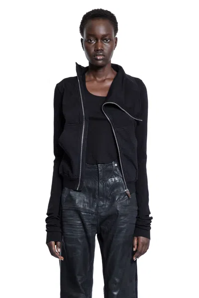 Rick Owens Drkshdw Woman Black Sweatshirts