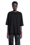Shop Rick Owens Drkshdw Woman Black T-shirts & Tank Tops