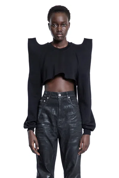 RICK OWENS DRKSHDW HOLLYWOOD CROPPED TECSWEAT