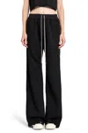 Rick Owens Drkshdw Pusher Organic Cotton Track Pants In Black