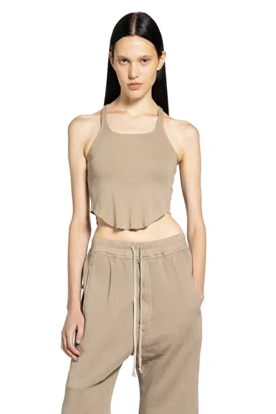 Rick Owens Drkshdw Woman  T-shirts & Tank Tops In Neutral