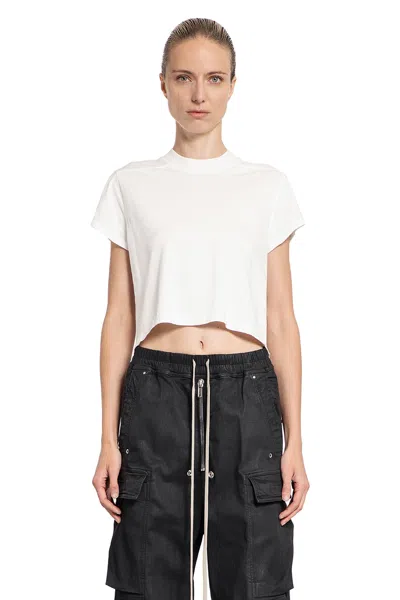 Rick Owens Drkshdw Woman White T-shirts & Tank Tops
