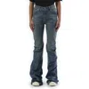 Rick Owens Drkshdw Slim Fit High Collar Sweater In Washed Indigo