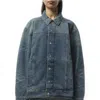 Rick Owens Drkshdw Women's Jumbo Denim Worker Jacket In Blue