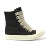 Rick Owens Drkshdw Concordians Jumbolace Low Sneaks In Black