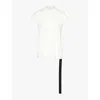 Rick Owens Drkshdw Small Level Crew-neck Cotton T-shirt In Milk