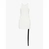 Rick Owens Drkshdw Womens Milk Racer Shoulder-straps Cotton-jersey Top In Milk