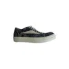 Rick Owens Drkshdw Round Toe Low Top Sneakers In Black