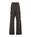 Rick Owens Drkshdw Work Casual Pants In Brown