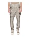 Rick Owens Drkshdw Work Casual Pants In Gray