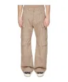 Rick Owens Drkshdw Concordians Cargo Trousers In Brown