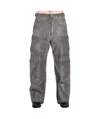 Rick Owens Drkshdw Work Jeans In Gray