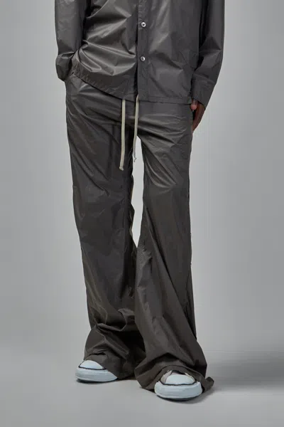 Rick Owens Drkshdw Woven Pusher Pants Bronze In Gray