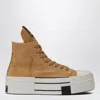 RICK OWENS DRKSHDW X CONVERSE CONVERSE X DRKSHDW BLONDE DBL DRKSTAR CANVAS SNEAKER