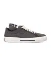 Rick Owens Drkshdw X Converse Onestar Pony Hair Sneakers In Gray