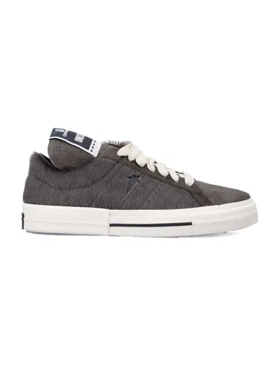 RICK OWENS DRKSHDW X CONVERSE RICK OWENS DRKSHDW X CONVERSE ONESTAR PONY HAIR SNEAKERS