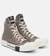 Rick Owens + Converse + Drkshdw Turbodrk Chuck 70 Canvas High-top Sneakers In Grey