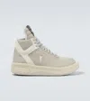 Rick Owens Drkshdw X Converse Turbowpn Leather Sneakers In White