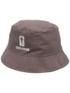 Rick Owens Drkshdw X Drkshdw Logo-print Bucket Hat In Brown