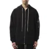 Rick Owens Drkshdw X Men's Champion X Drkshdw Jumbo Jason Hoodie In Black
