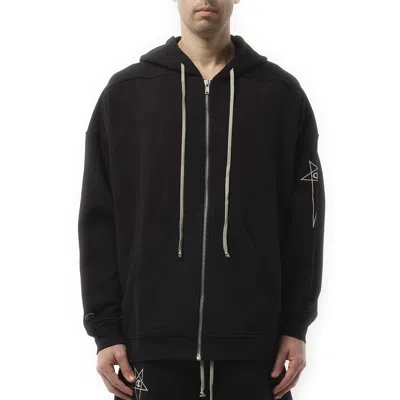 Rick Owens Drkshdw X Men's Champion X Drkshdw Jumbo Jason Hoodie In Black