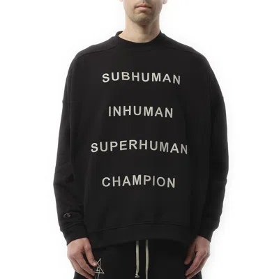 Rick Owens Drkshdw X Men's Champion X Drkshdw Jumbo Sweatshirt