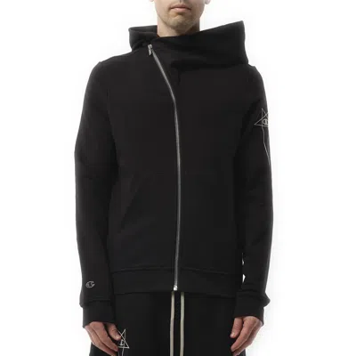 Rick Owens Drkshdw X Men's Champion X Drkshdw Mountain Hoodie In Black