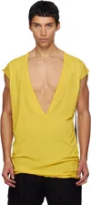Rick Owens Drkshdw Concordians Dylan T-shirt In Yellow