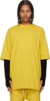 Rick Owens Drkshdw Yellow Concordians Jumbo Ss T-shirt