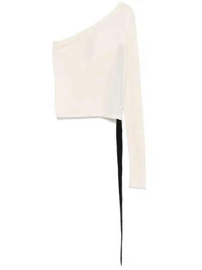 Rick Owens Drkshdw Ziggy T-shirt In White