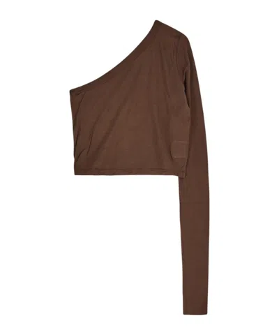 RICK OWENS DRKSHDW RICK OWENS DRKSHDW ZIGGY CROPPED TOP