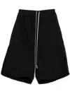 Rick Owens Drkshdw Zip-detail Track Shorts In Black
