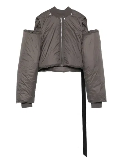 RICK OWENS DRKSHDW ZIP-FRONT CROPPED JACKET