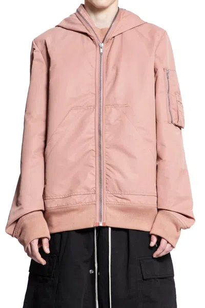 Rick Owens Drkshdw Zip In Pink