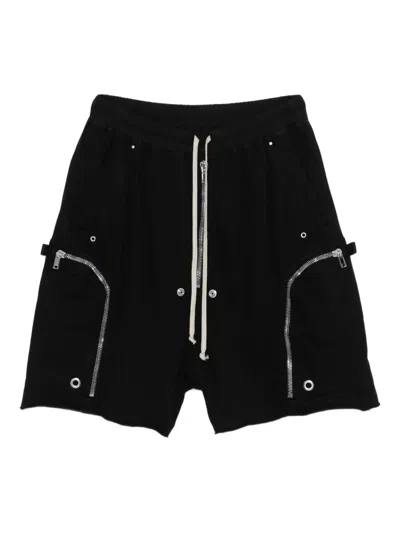 RICK OWENS DRKSHDW ZIP-POCKET DRAWSTRING SHORTS