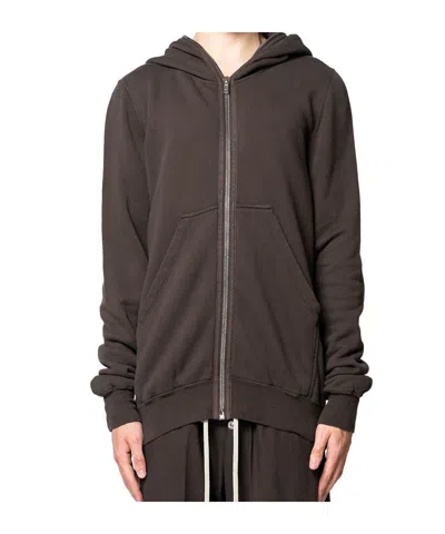 Rick Owens Drkshdw Zip-up Hoodie In Black
