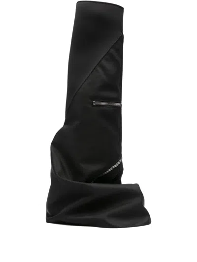 RICK OWENS DRKSHDW ZIPER-DETAIL BOOTS
