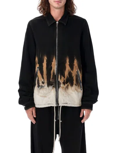 Rick Owens Drkshdw Drkshdw By Rick Owens Cotton Full-zip Sweatshirt In Black