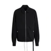 Rick Owens Drkshdw Drkshdw By Rick Owens Man Jacket Black Size S Cotton In Black