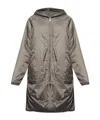 Rick Owens Drkshdw Long-sleeved Cotton Jacket In Gray