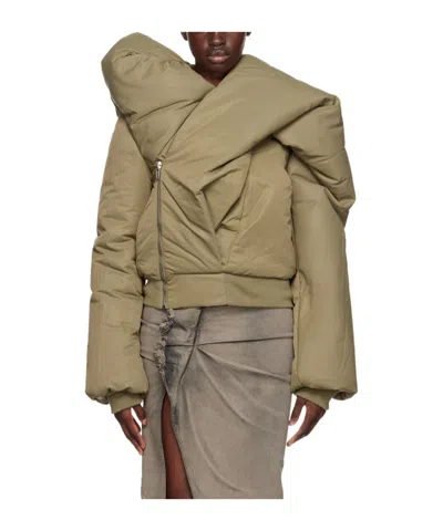 RICK OWENS DRKSHDW ZIPPER LONG-SLEEVED COTTON SUIT