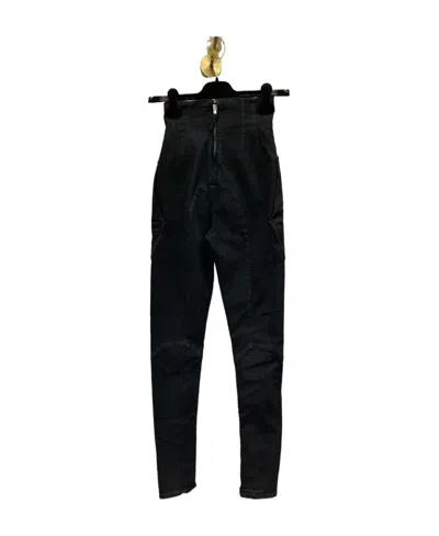 Rick Owens Drkshdw Zipper Trousers Leg Denim Trousers In Black