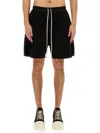 Rick Owens Drkshdw Drkshdw By Rick Owens Zippered Boxer Shorts In Black