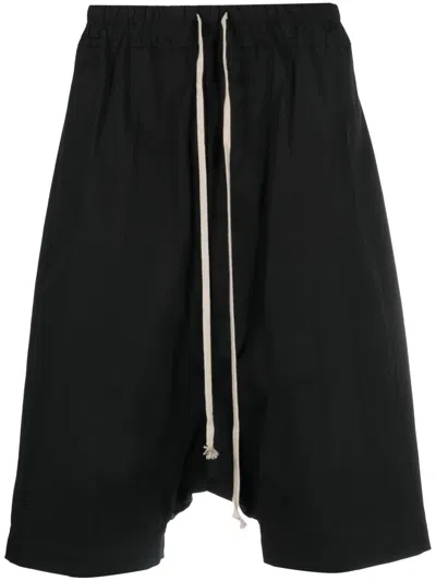 Rick Owens S Pods Bermuda Shorts Back And Side Pockets In Blue